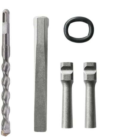 Splijtwiggen Set - Steen Brekers - Efficiënt Steen Splijten - Gehard Staal - 10.5 cm Steenverdeler - Metaal
