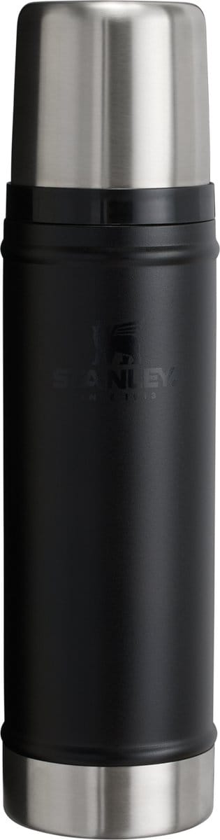 Stanley Classic Legendary Thermosfles 750 ml - Houdt 20 Uur Warm Of Koud - Lekvrij - Vaatwasserbestendig - BPA-Vrij - Voor Koffie, Thee en Meer - Roestvrijstalen Thermoskan - Black 2.0