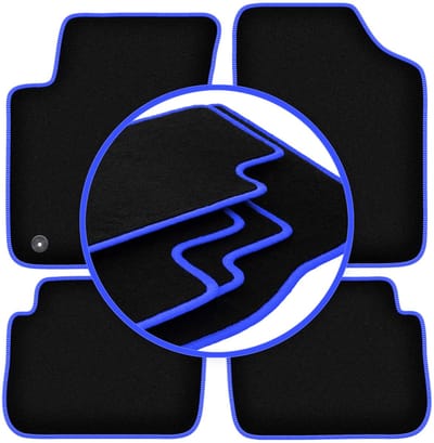 CARLUX-BLUE automatten voor: Hyundai i10 hatchback (2007-2013)