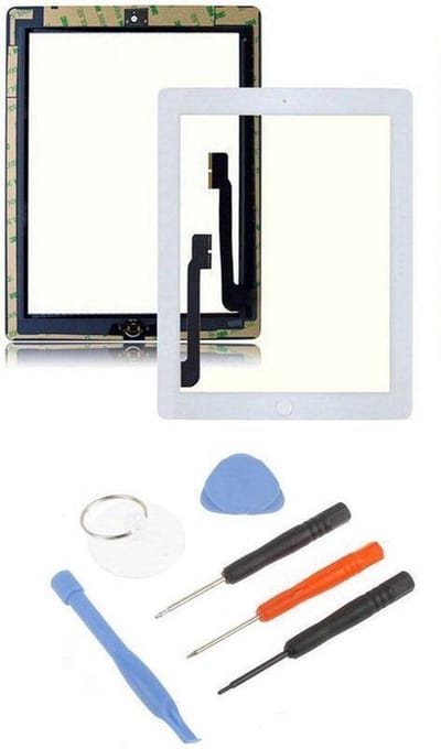 iPad 3 scherm digitizer touchscreen wit