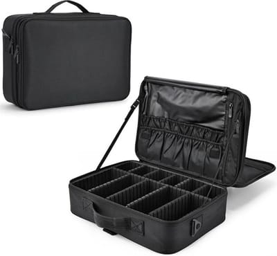 DD® Schmink Koffer - Schmink - Schminkset - Duurzaam - 40x29x12cm - Zwart