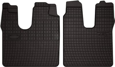 Wielganizator SolidPRO Serie - Zwarte Rubber Auto Matten - MAN TGL Vrachtwagen - Smalle Cabine - 2005-2019