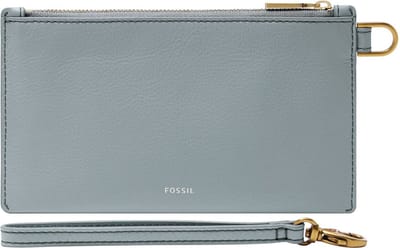 FOSSIL Polstas Utensil zak Gift Wristlet Smokey Blue Blauwgrijs