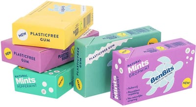 BenBits - Proefpakket - Kauwgom & Mints - Suiker en Plastic vrij