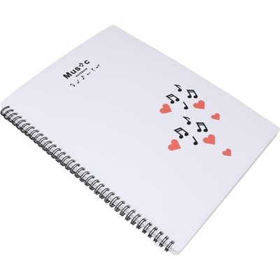 Bladmuziekmap 20 hoezen 40 pagina's A4 bladmuziekmap voor orkest schoolkoor Type C
