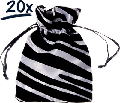 Set van 20 Cadeauzakjes – Stijlvol Zebra Design