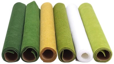 Dailygoods- Grasmat Kunstmatig - 100 x 40 cm - PA Nylon - Miniatuurtuinen - Poppenhuizen - Landschappen - Veelzijdig Gebruik - Kunstgras