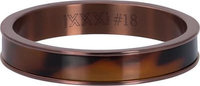 iXXXi Jewelry Vulring 4 mm Tiger Bruin - maat 20
