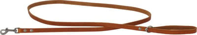Adori Looplijn Vetleder Met Print - Hondenriem - 180x1.4 cm Cognac S