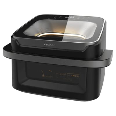 Cecotec Air Fryer Cecofry Advance 10000 Full Vision 10L 2200W Black 12 menus