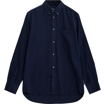 French Connection Flannel Ls Marine Größe: XS | Business hemden Outlet | Herren