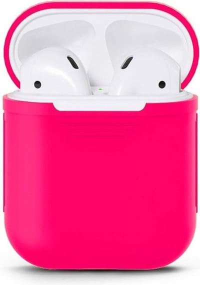 Smartphonica AirPods 1/2 siliconen hoesje - Roze