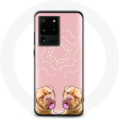 Hoesje voor Samsung Galaxy S20 Ultra Dogue de Bordeaux symmetrische foto