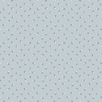 Boråstapeter Vliesbehang 7783 - Adorn - Bloemen Blauw - 53cm x 10.05m