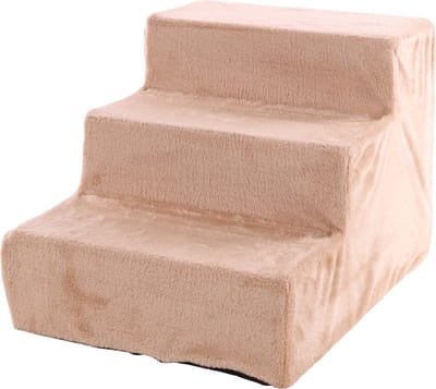 Flamingo Trap voor Honden Easy Step Beige – 45 cm L x 60 cm B x 40 cm H, Efficiënt en Mooi Design, Sterk en Duurzaam, Afneembare Rits en Wasbaar op 30°C