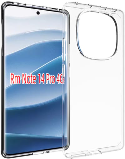 MobyDefend Hoesje - Geschikt voor Xiaomi Redmi Note 14 Pro 4G - Transparante TPU Backcover - Volledig Doorzichtig