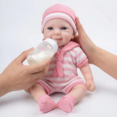 Babypop Meisje - Echte Pop - Kind Ontwikkeling - Volledig Siliconen - 30 cm - Niet gespecificeerd