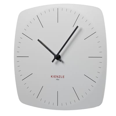 Kienzle Wandklok - Mordern - Vierkant - DCF - 24.6cm - Wit