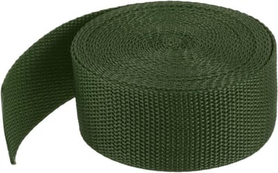 Polypropyleen Band - Webbing Strap - Bagage Vastzetten - Lichtgewicht Materiaal - 1.5 Inch x 5 Yard - Legergroen