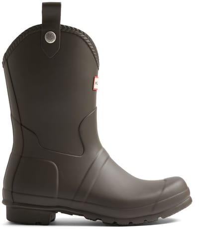 Hunter - Women's Original Cowboy Wellington Boots Chocolate Brown - Maat 37