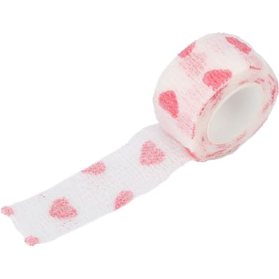 Zelfklevende Tape Non-Woven Ademend Elastisch Atleten Vingertape voor Sport Basketbal white