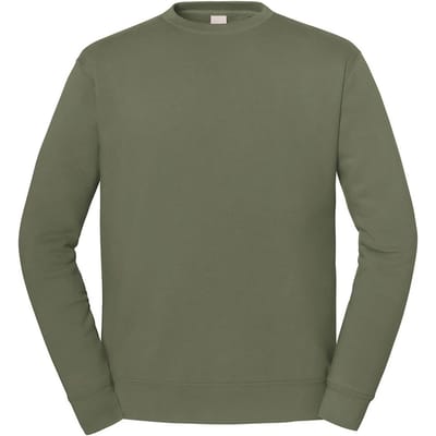 Fruit of the Loom Heren Iconische Premium Set-in Sweatshirt (Klassiek Olijf)