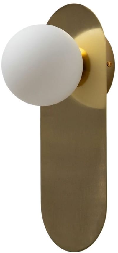 Kosilum - Mattina - Wandlamp - Goud/Messing - Metaal en glas