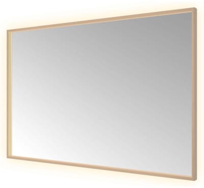 Hotbath &More Mirrors Square LED Badkamerspiegel - Rechthoek - 80 x 120 cm - Geborsteld Koper Pvd
