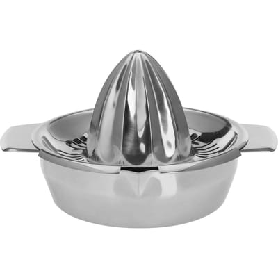 Westmark Citruspers met sapreservoir, diameter: 13,8 cm, inhoud: 350 ml, roestvrij staal, zilver, 30942260