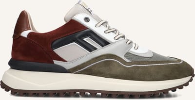 Floris van Bommel - NOPPI 29.53 - Lage sneakersVrije tijdsschoenenHeren sneakers - Kleur: Groen - Maat: 46