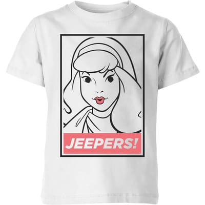 Scooby Doo Jeepers! Kids' T-Shirt - White - 98/104 (3-4 jaar)