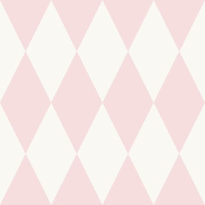Origin Wallcoverings behang ruiten glanzend roze en wit - 347694 - 0,53 x 10,05 m