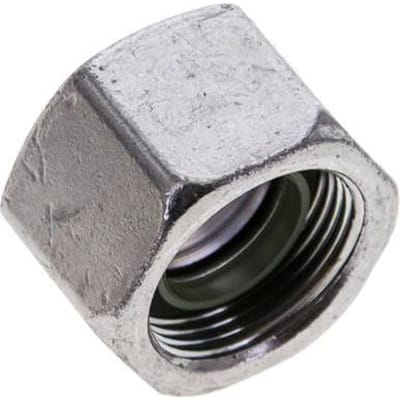 16 S M24x1.5 End Cap Stalen NBR