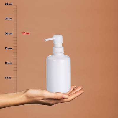Zeepdispenser, Incl. 5 Etiketten, 0.5 L, Wit - Kela | Leonie