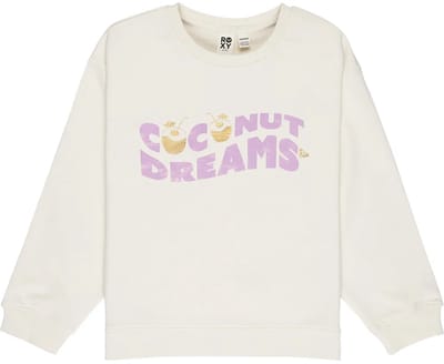 Roxy Morning Hike Terry Rg Sweatshirt Beige 10 Years Meisje