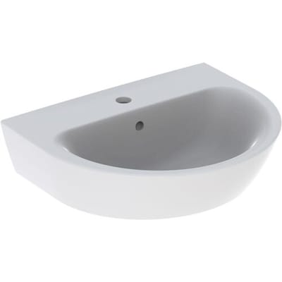 Geberit Renova washbasin 55 x 45 cm with tap hole and overflow 500.369.01.1
