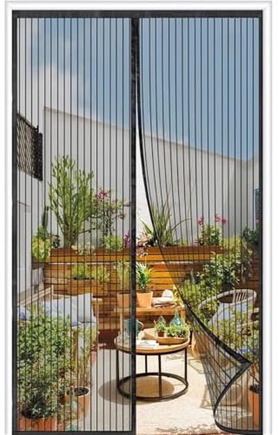 Magnetische vliegenhordeur 85 x 200 cm - Eenvoudig te installeren, automatische sluiting, effectief tegen insecten