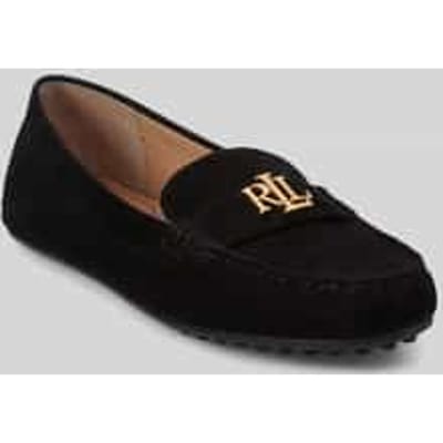 LAUREN RALPH LAUREN Barnsbury Flats Mocassins Dames - Instappers - Zwart - Maat 37