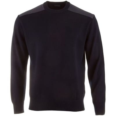 Paul & Shark Trui Typhoon Re4x4 Soft Cool Touch Wool Crewneck Donker Blauw / male