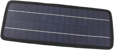 Zonnepaneel Acculader - OBD Lader - Batterij Onderhoud - Regendicht Ontwerp - 10W Vermogen - Zwart