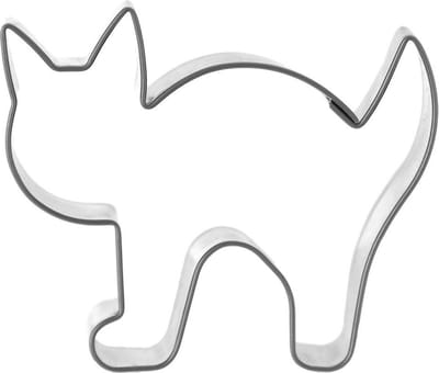 Koekjessnijder Edelstaal Kitten 6,5 cm - Vormen - Uitsteekvorm - Cookie - Cutter - Uitsteekvormpjes - Koekjes - Bakken