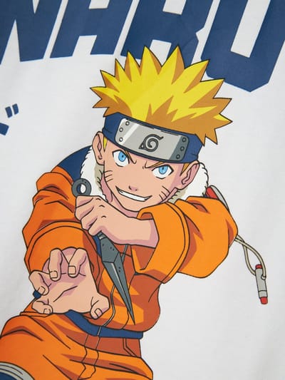 Name It T-shirt Nkmmacar Naruto Ss Top Noos Sky 13235180 Bright White Mannen Maat - W134 X L140