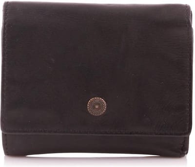 Bear Design Portemonnee met Overslag Cow Lavato Zwart