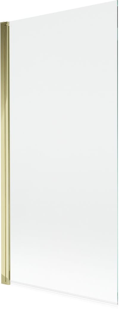 Mexen Mist badwand 1-delige 90 x 150 , transparant, goud - 8A9-090-001-50-00