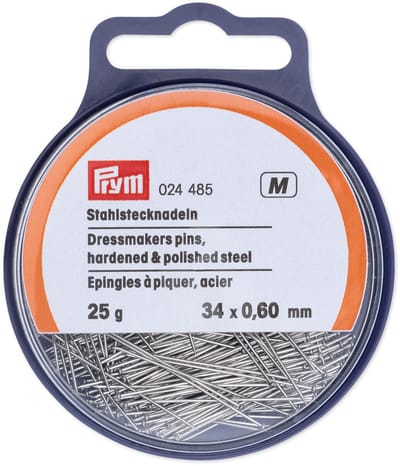 PRYM Spelden staal 0,60 x 34 mm zilverkleurig 024485 - Spelden - Prym