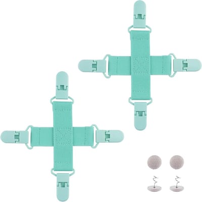 Bedlaken Ontklitter - Was Gadgets - Voorkom Was Klitten - Hoge Temperatuur Bestendig - 2 Stuks - Groen