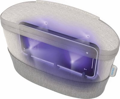 HoMedics draagbare UV ontsmetter voor smartphone - UV licht - grijs