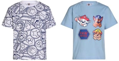 Pawpatrol T-shirts 2 x maat 128/134