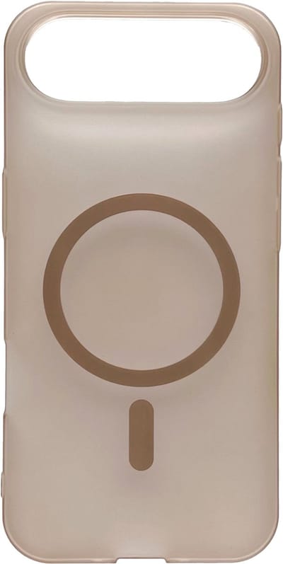 Casemania Hoesje Geschikt voor Apple iPhone 17 Air - Bruin - Frosted Matte Hardcase Geschikt voor MagSafe - Slim Fit Anti-Fingerprint Back Cover - Draadloos Oplaadbare Telefoonhoesje