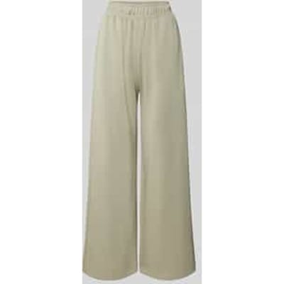 Wide leg stoffen broek met steekzakken, model 'Asaka'